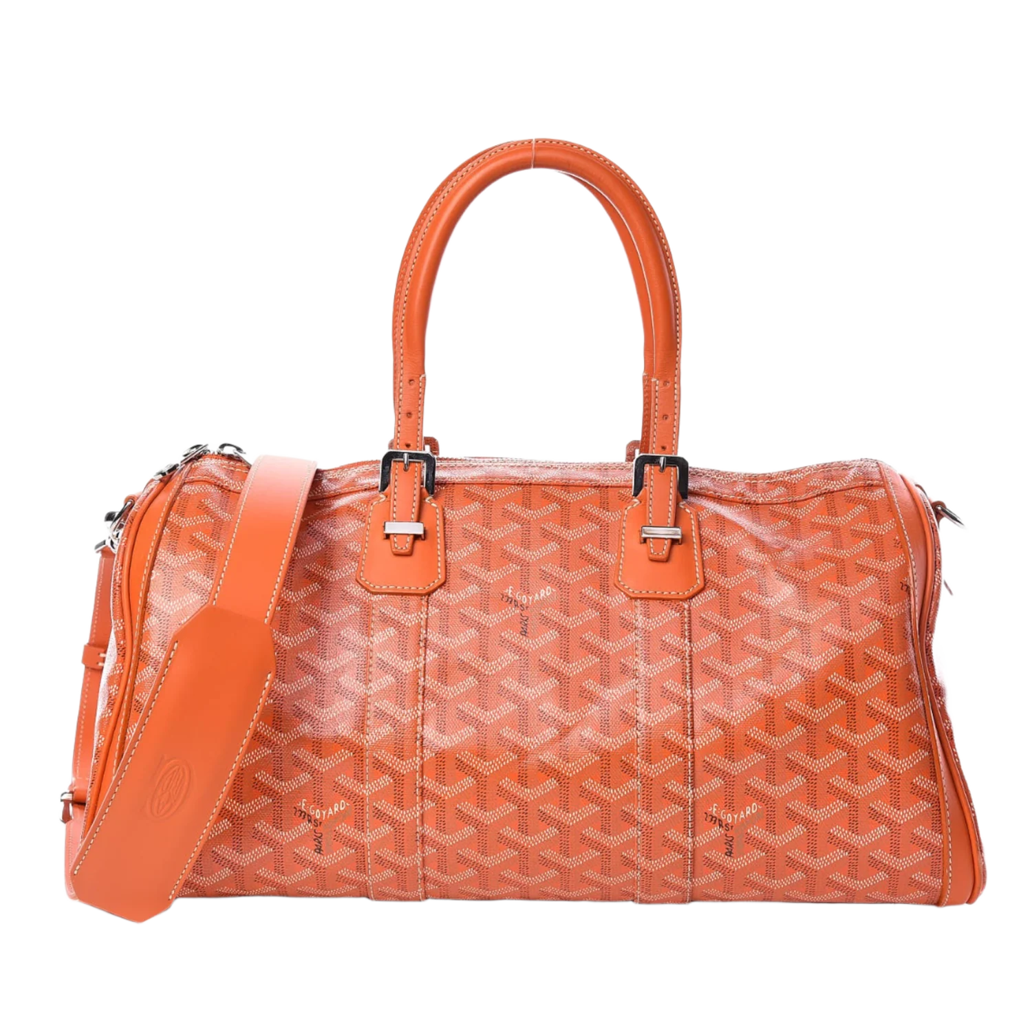 Goyard 'Orange' Croisiere 35 Duffle Bag