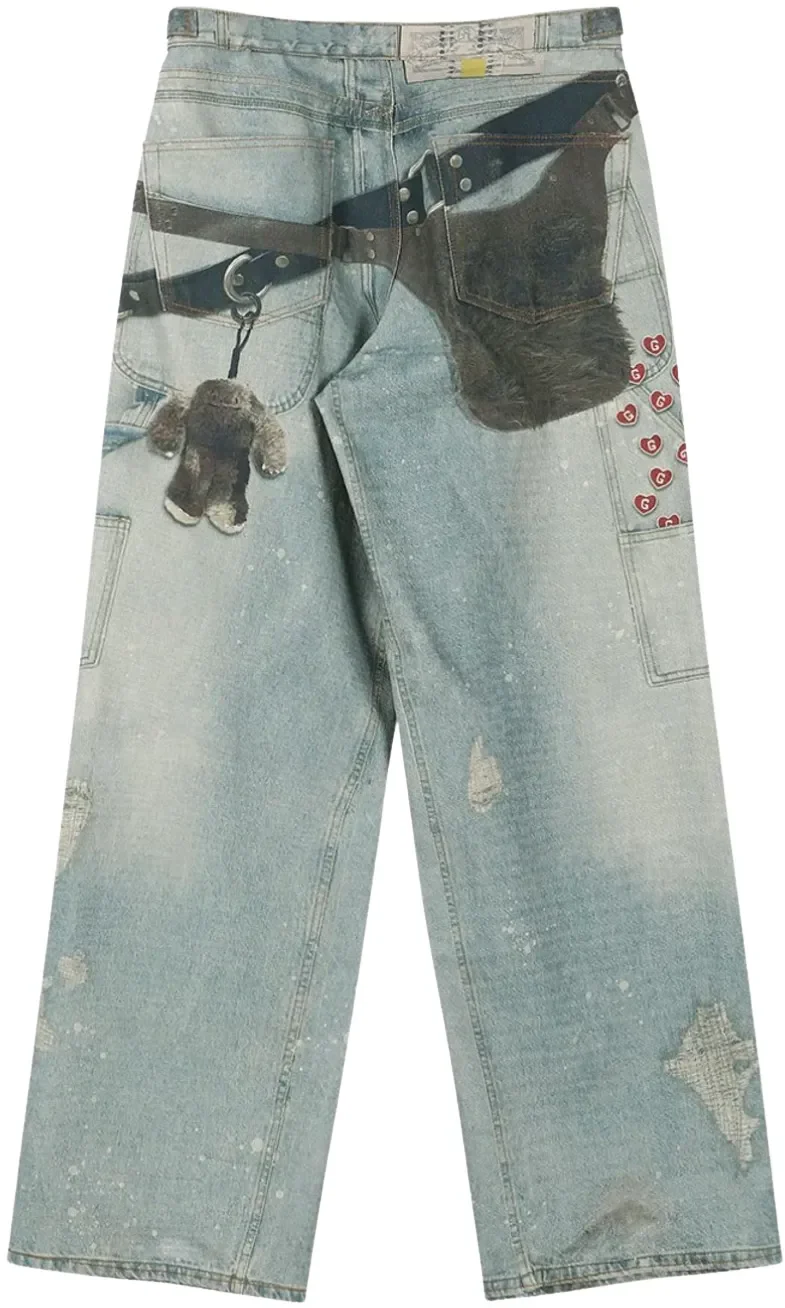 Grailz 'KEY CHAIN ILLUSION' Jeans - Image 2