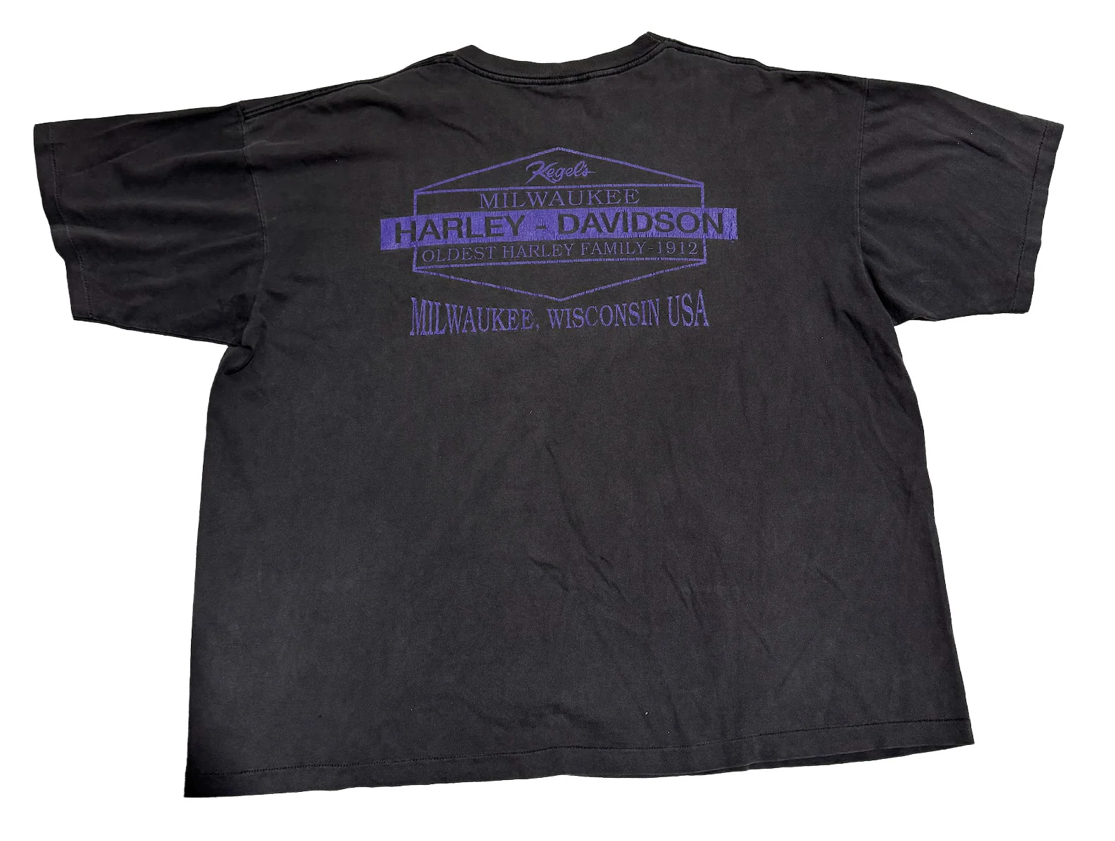 Harley Davidson 'Chrome Milwaukee' Vintage Tee - Image 2