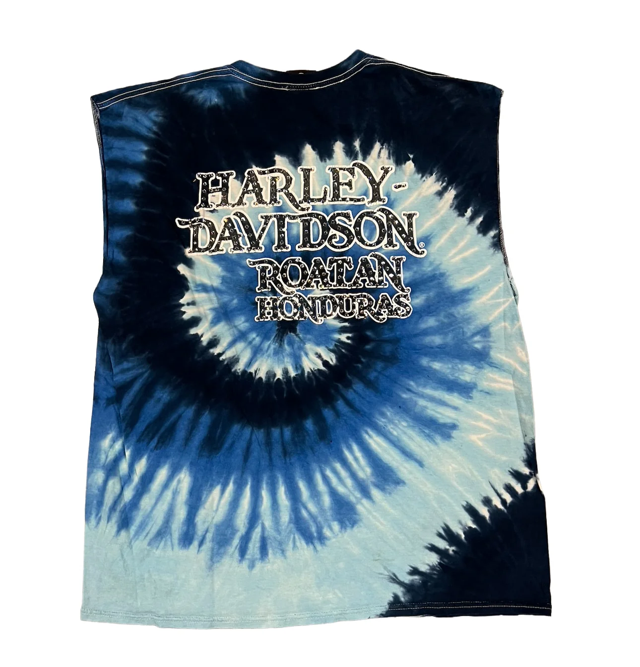 Harley Davidson 'Honduras' Rhinestone Vintage Cutoff - Image 2