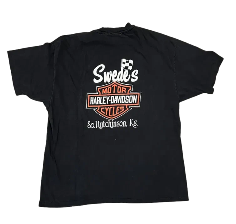 Harley Davidson 'Swedes' Vintage Tee - Image 2