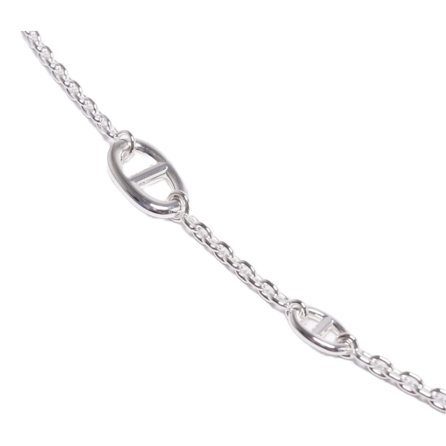 Hermès 'Sterling SIlver' Farandole Necklace 160cm - Image 3