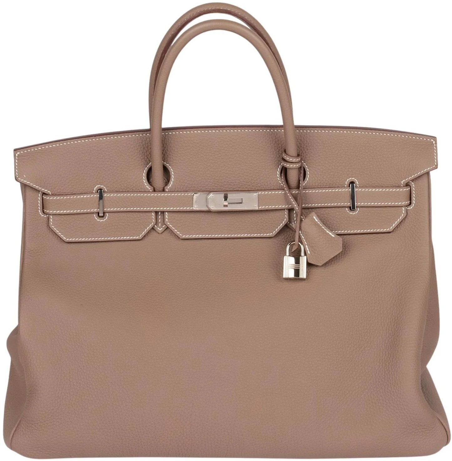 Hermès 'Tan' Etoupe Togo Leather Birkin 40 Bag