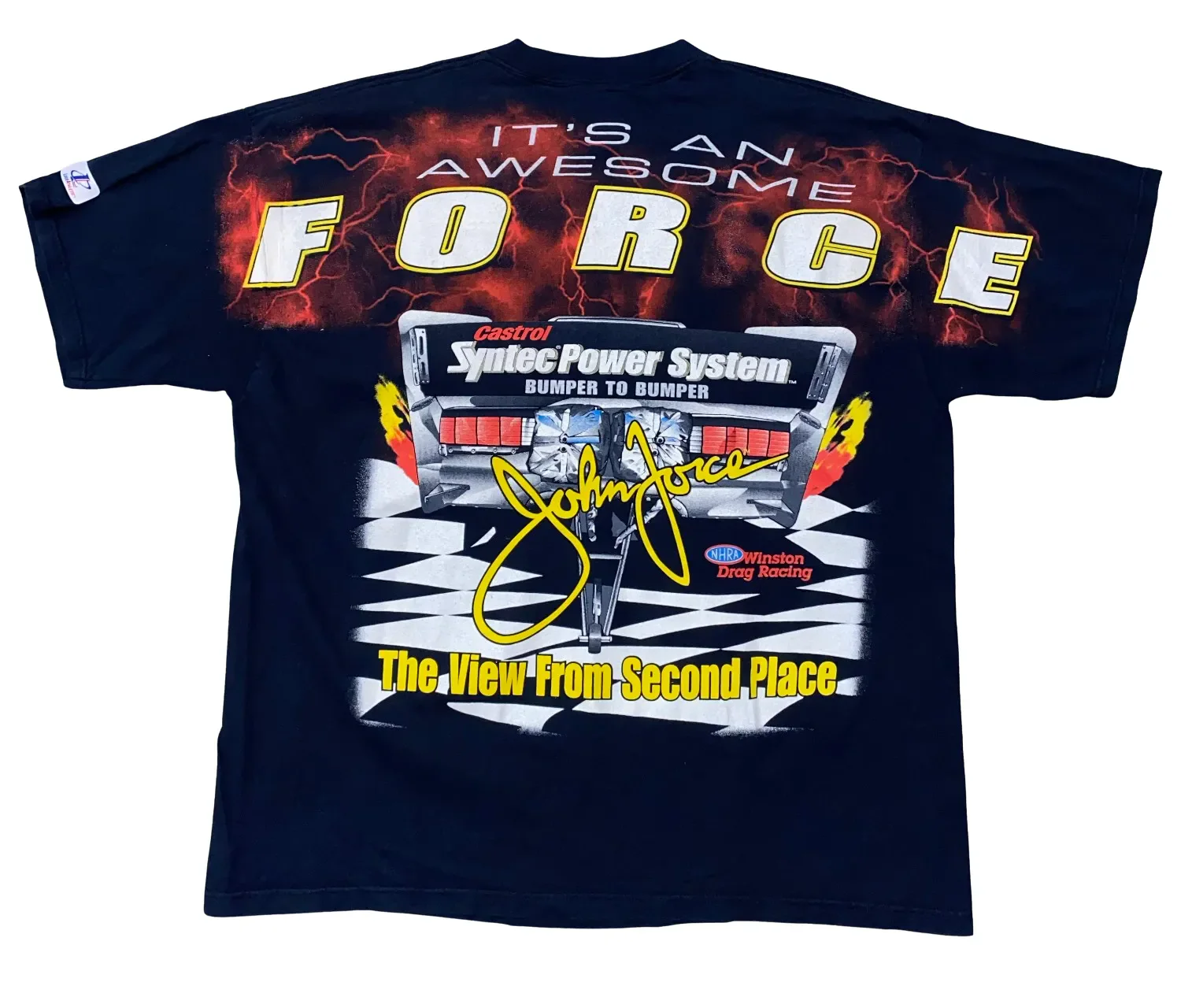 John Force 'Untouchable Force' Vintage Tee - Image 2