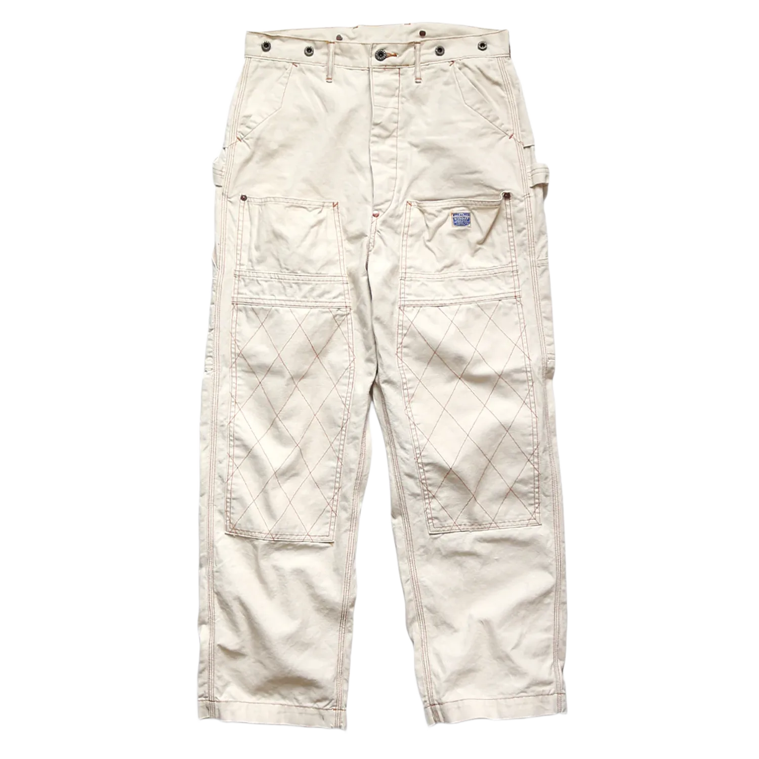 Kapital 'Ecru' Light Canvas Lumber Pants