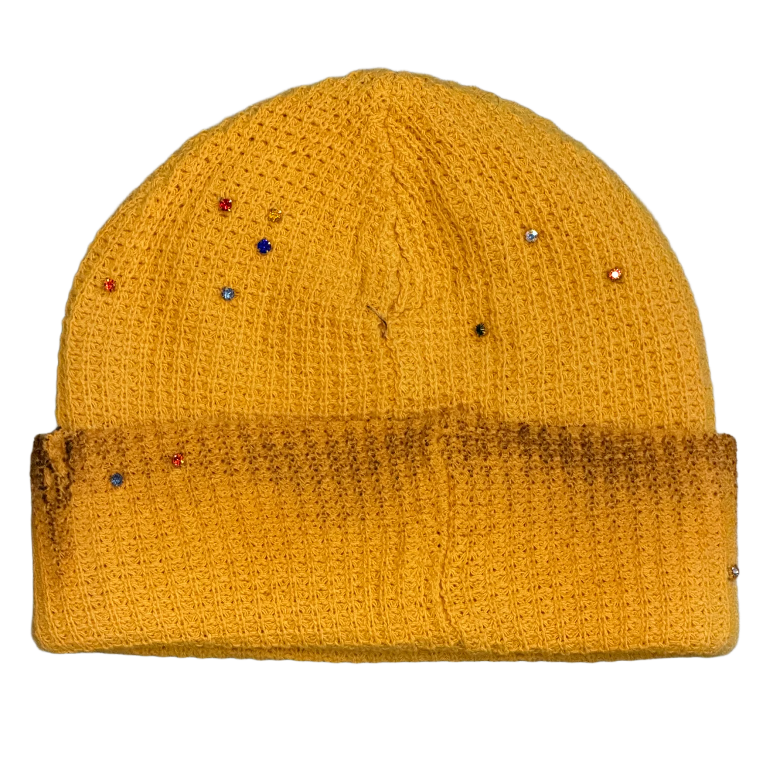 Lemons On Fire 'Multi-Color Crystals' Yellow Beanie - Image 2