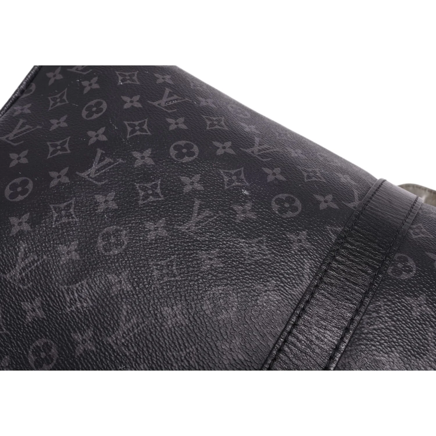 Louis Vuitton 'Black and Olive' Monogram 55 Duffle Bag - Image 11