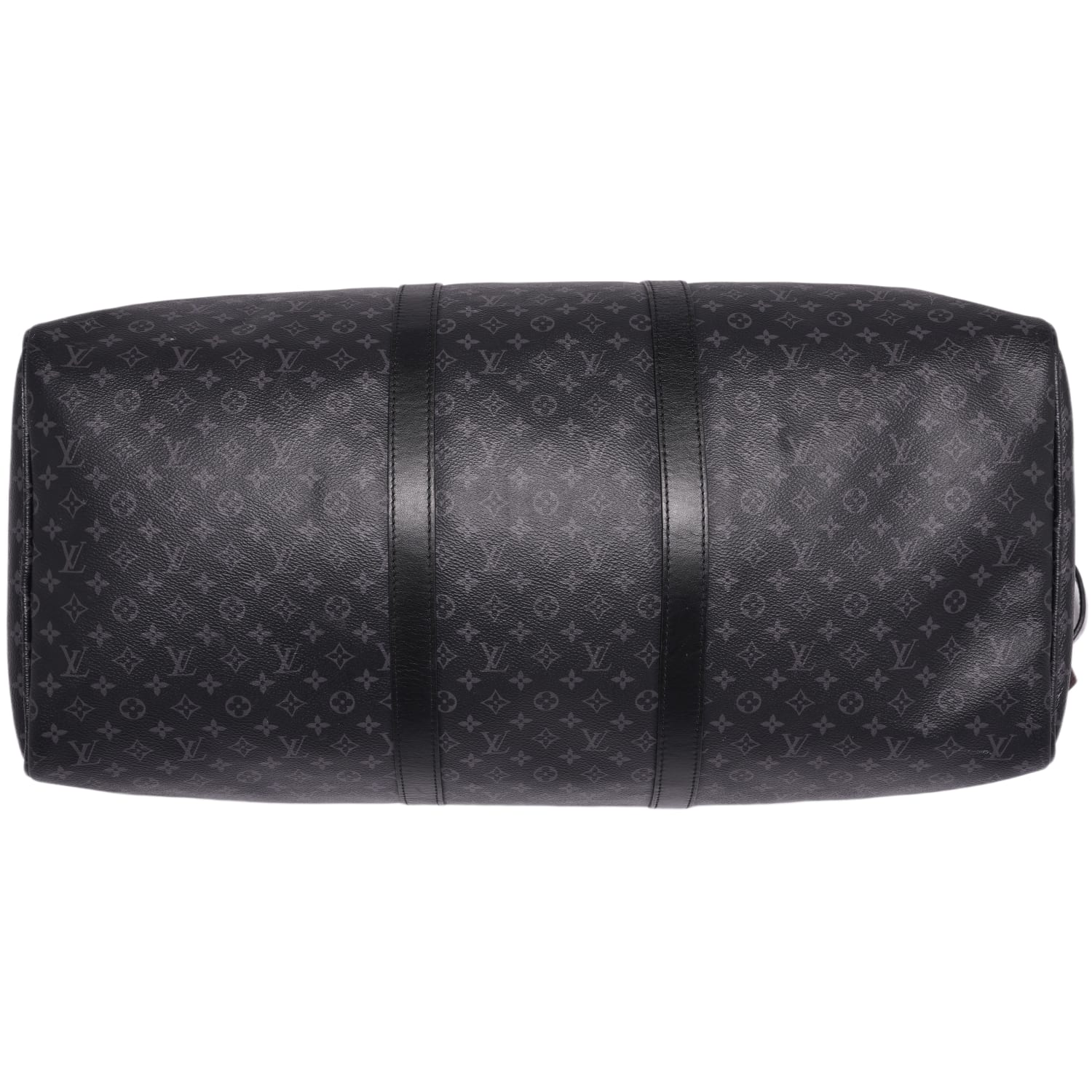 Louis Vuitton 'Black and Olive' Monogram 55 Duffle Bag - Image 5