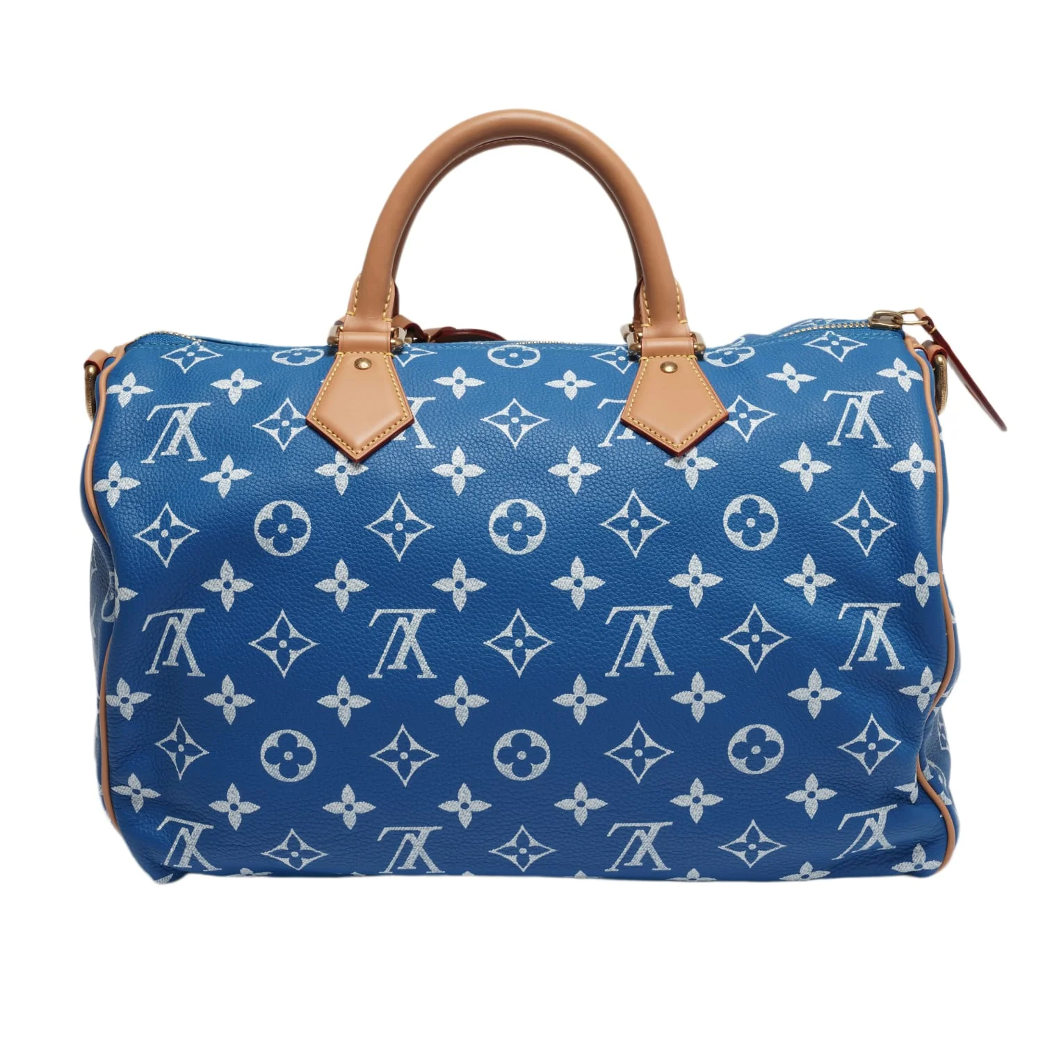 Louis Vuitton 'Blue' Speedy P9 40 Duffle Bag - Image 3