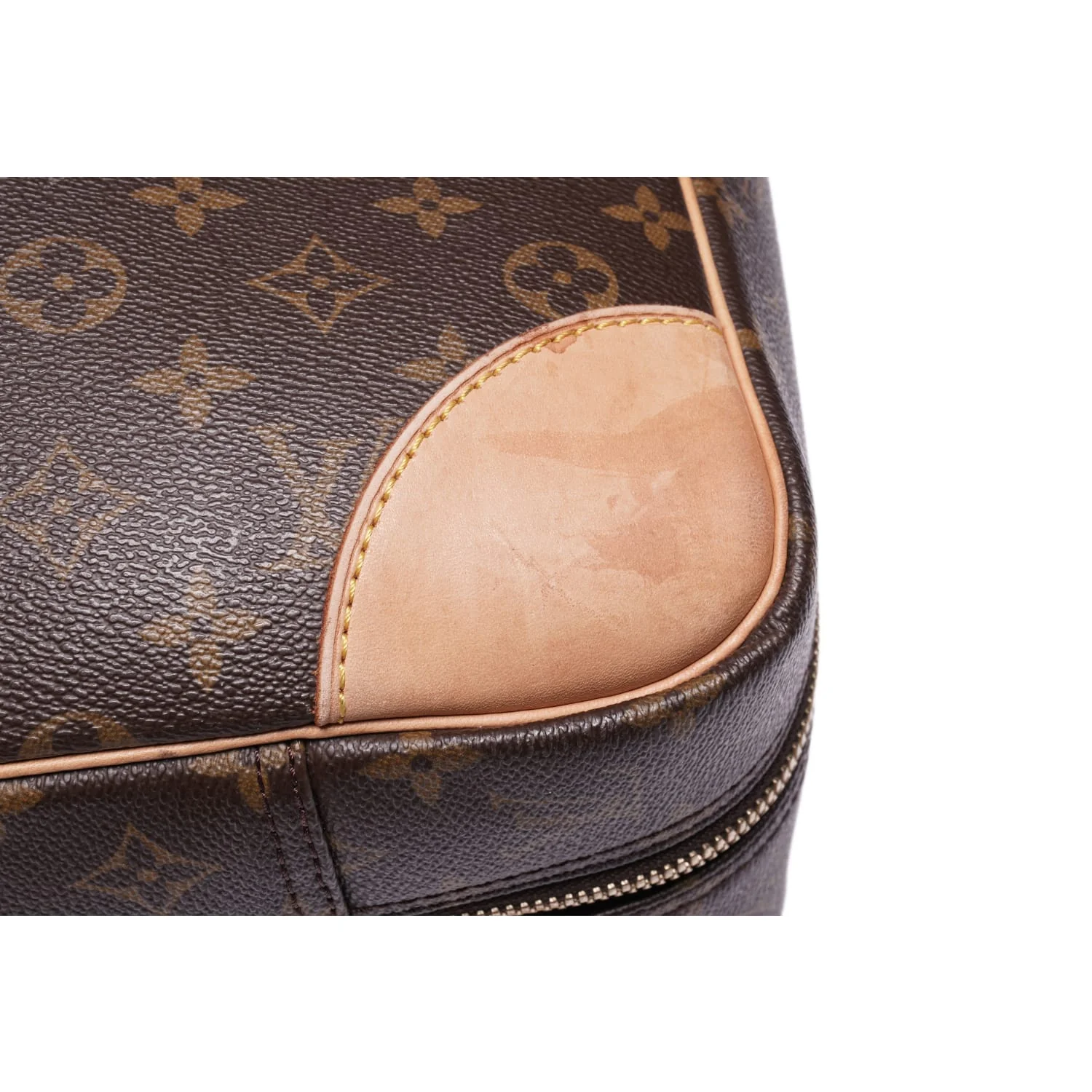Louis Vuitton 'Brown Monogram' Sirius 55 Suitcase Canvas Travel Bag - Image 7
