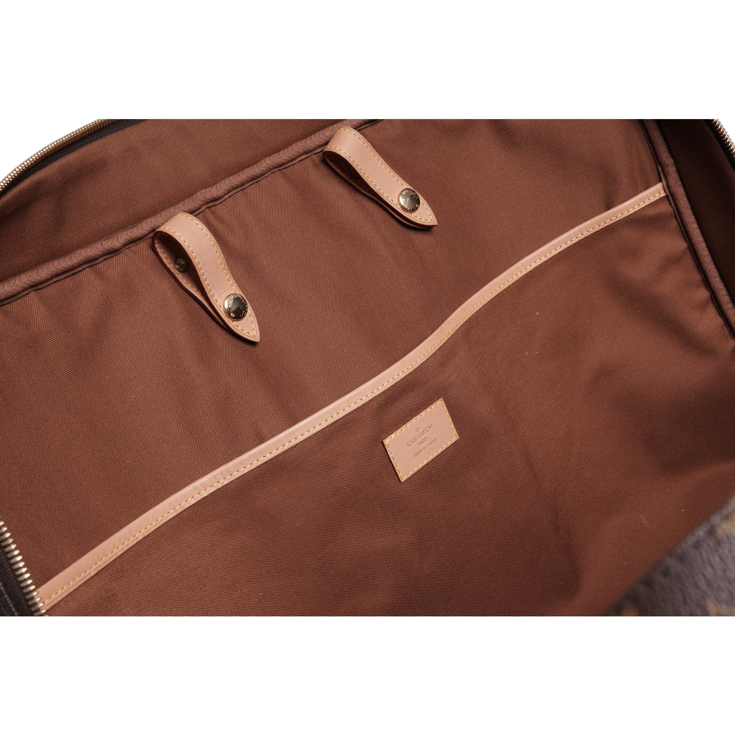 Louis Vuitton 'Brown Monogram' Sirius 55 Suitcase Canvas Travel Bag - Image 8
