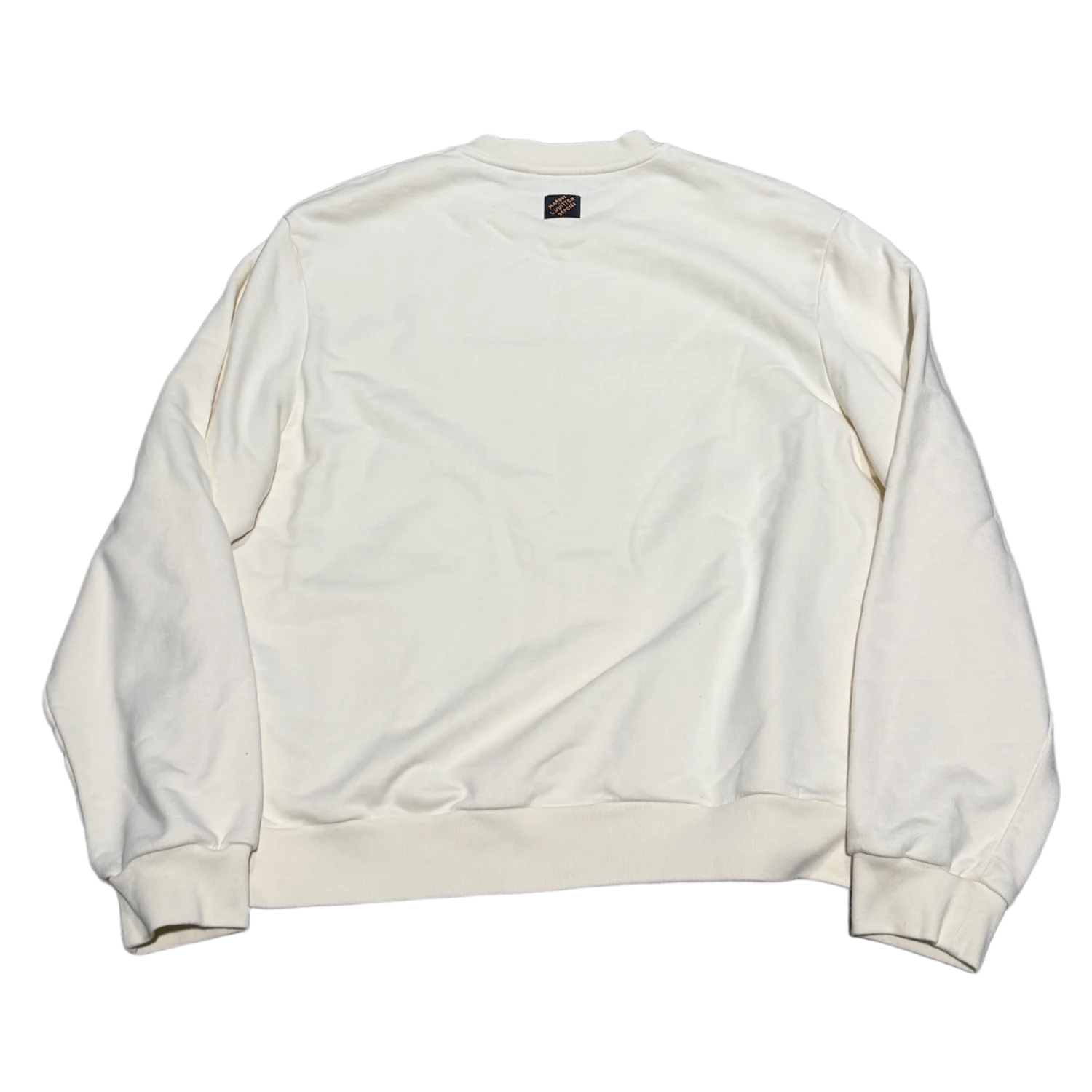 Louis Vuitton 'Milky White' Embroidered SIgnature Crewneck - Image 2