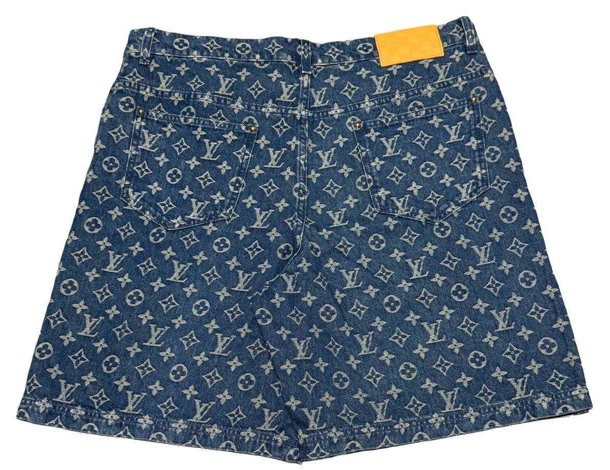 Louis Vuitton Monogram Denim Shorts - Image 2