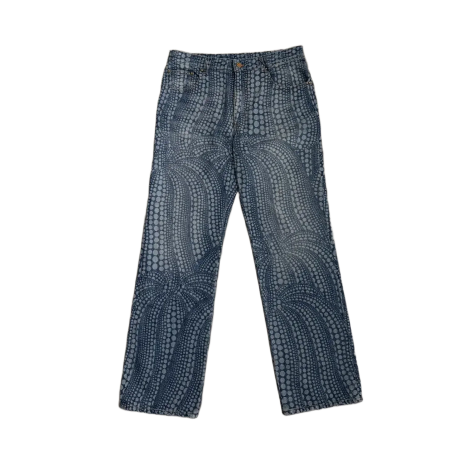 Louis Vuitton × Yayoi Kusama 'Blue' All Over Dots Jeans