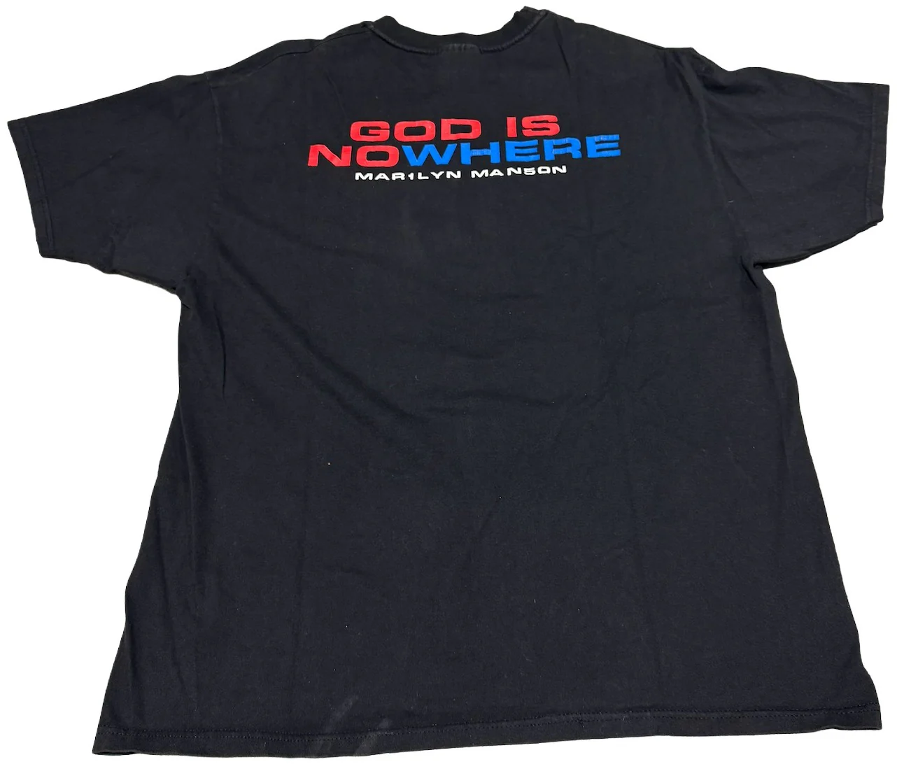 Marilyn Manson 'God Is Now Here' Vintage Black Tee - Image 2