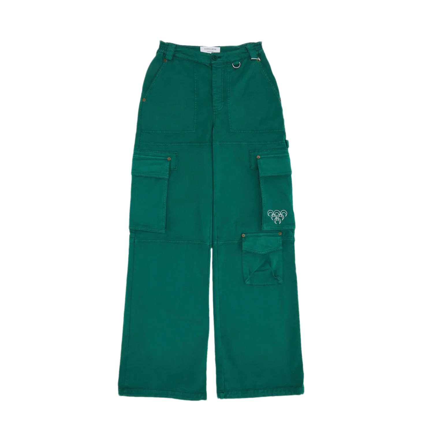 Marine Serre 'Evergreen' Workwear Pants