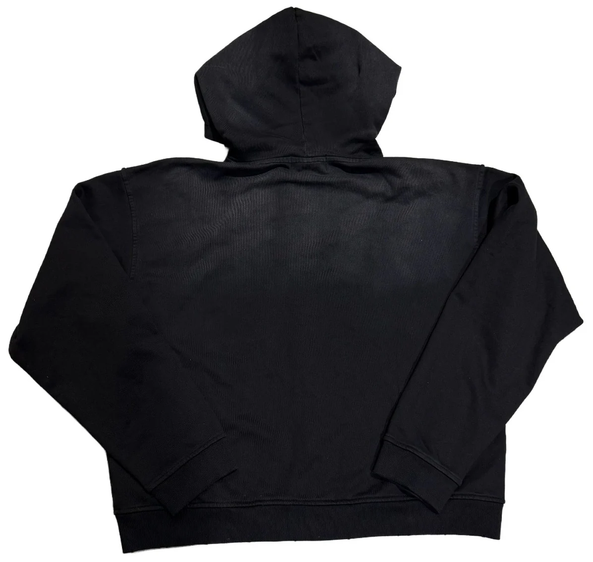 No Faith Studios 'Black' Split Zip Up Hoodie - Image 2