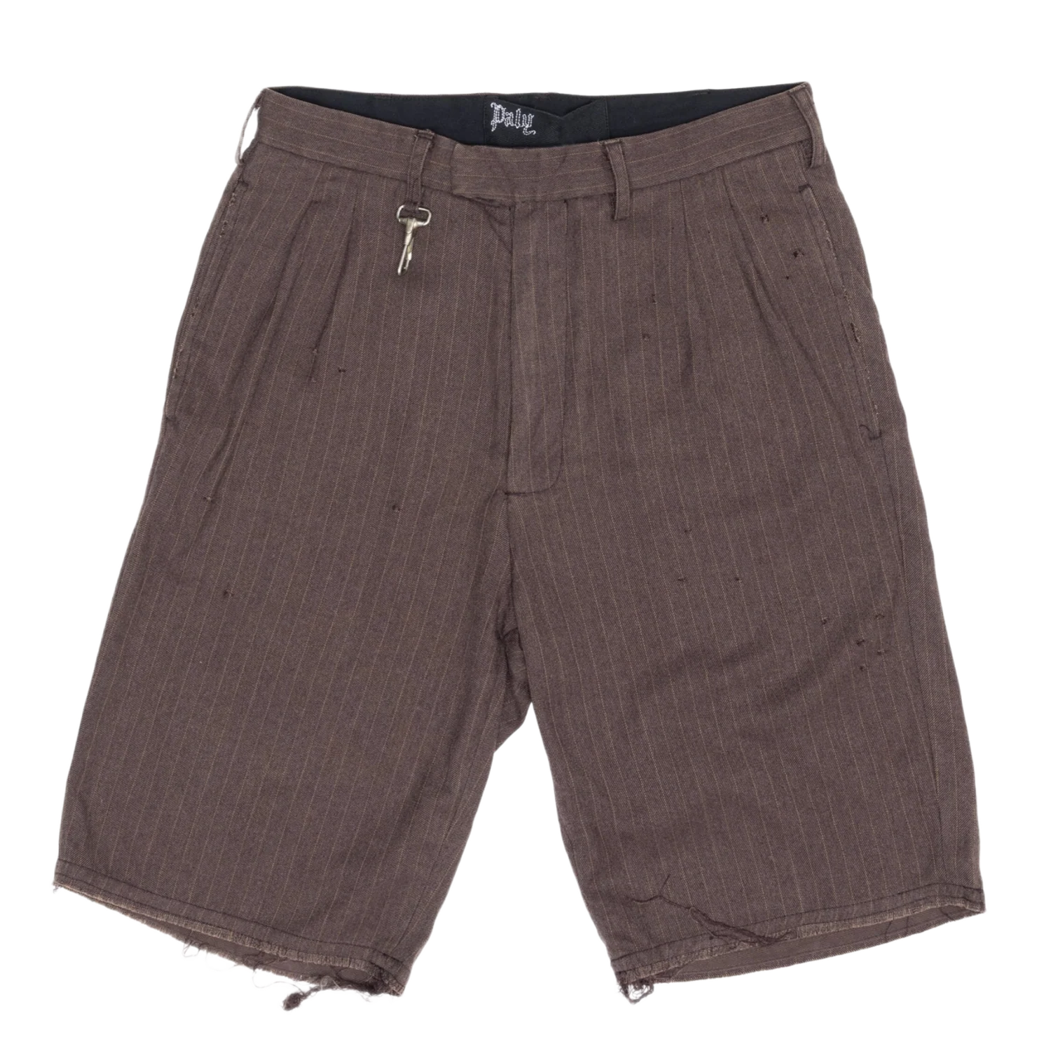 Paly 'Brown' Pleated Dress Shorts