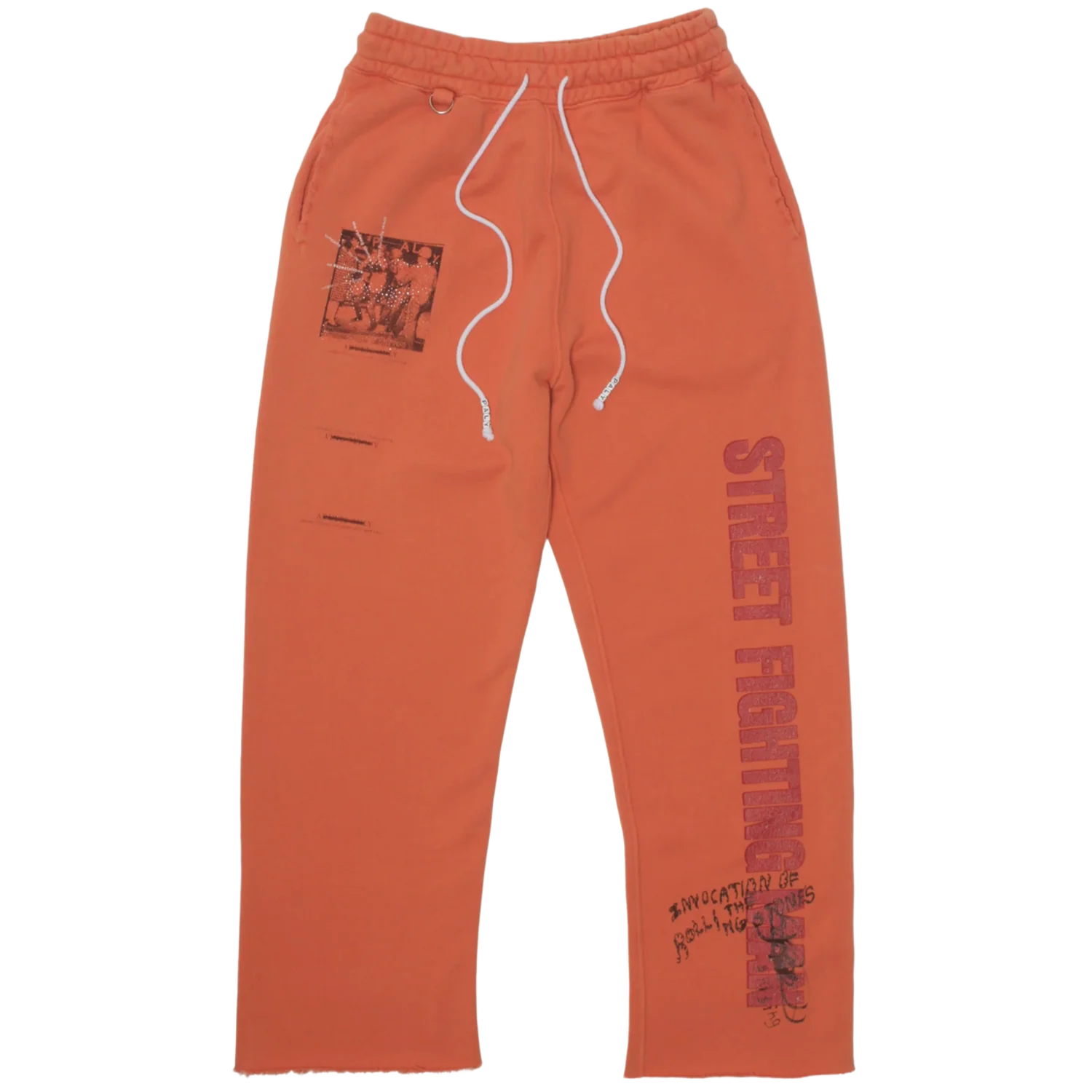 Paly Rolling Stones 'No Expectation' Orange Sweatpants