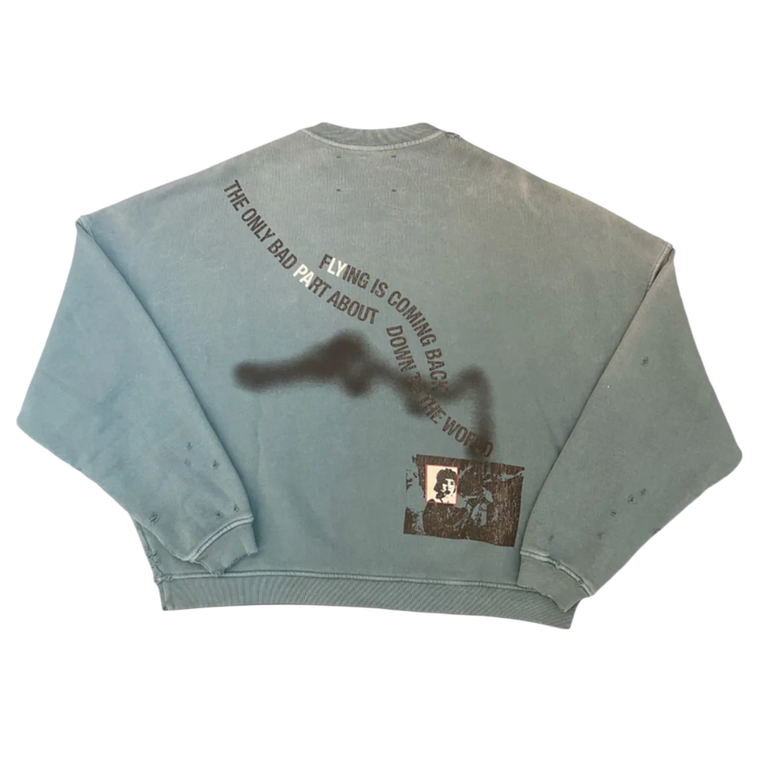 Paly 'Teal' Streetwise Airbrush Crewneck - Image 2