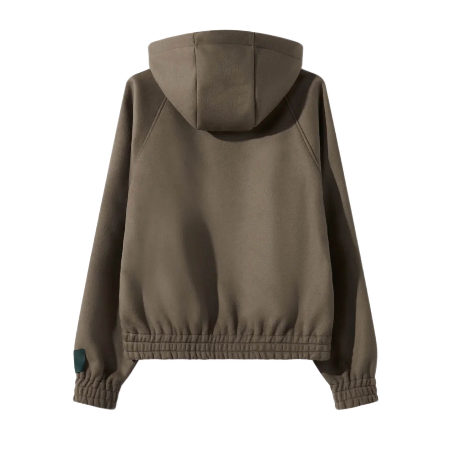 Reece Cooper 'Warm Grey' Moreno Wool Quarter Zip Hoodie - Image 2