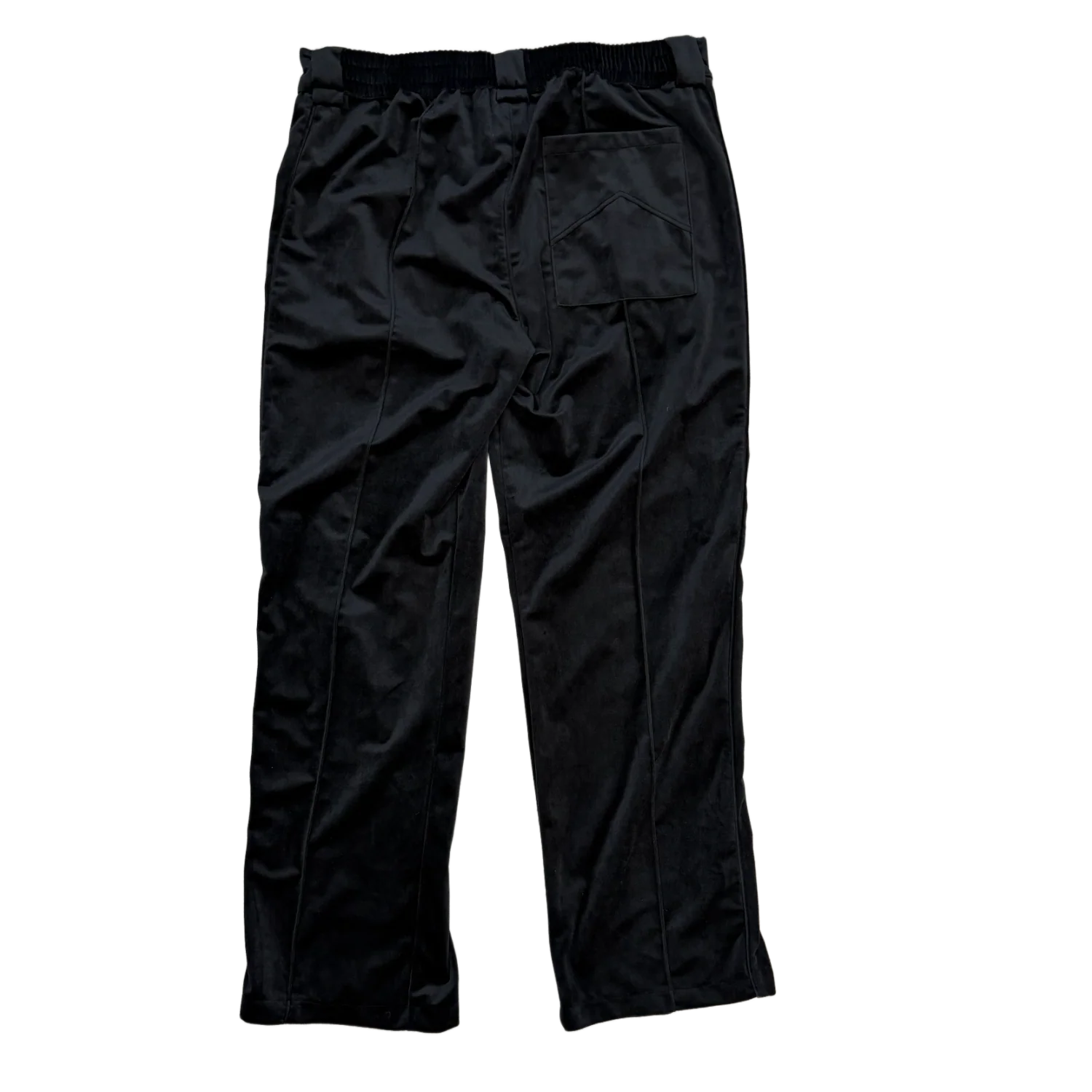 Rhude 'Black' Velvet Track Pants - Image 2