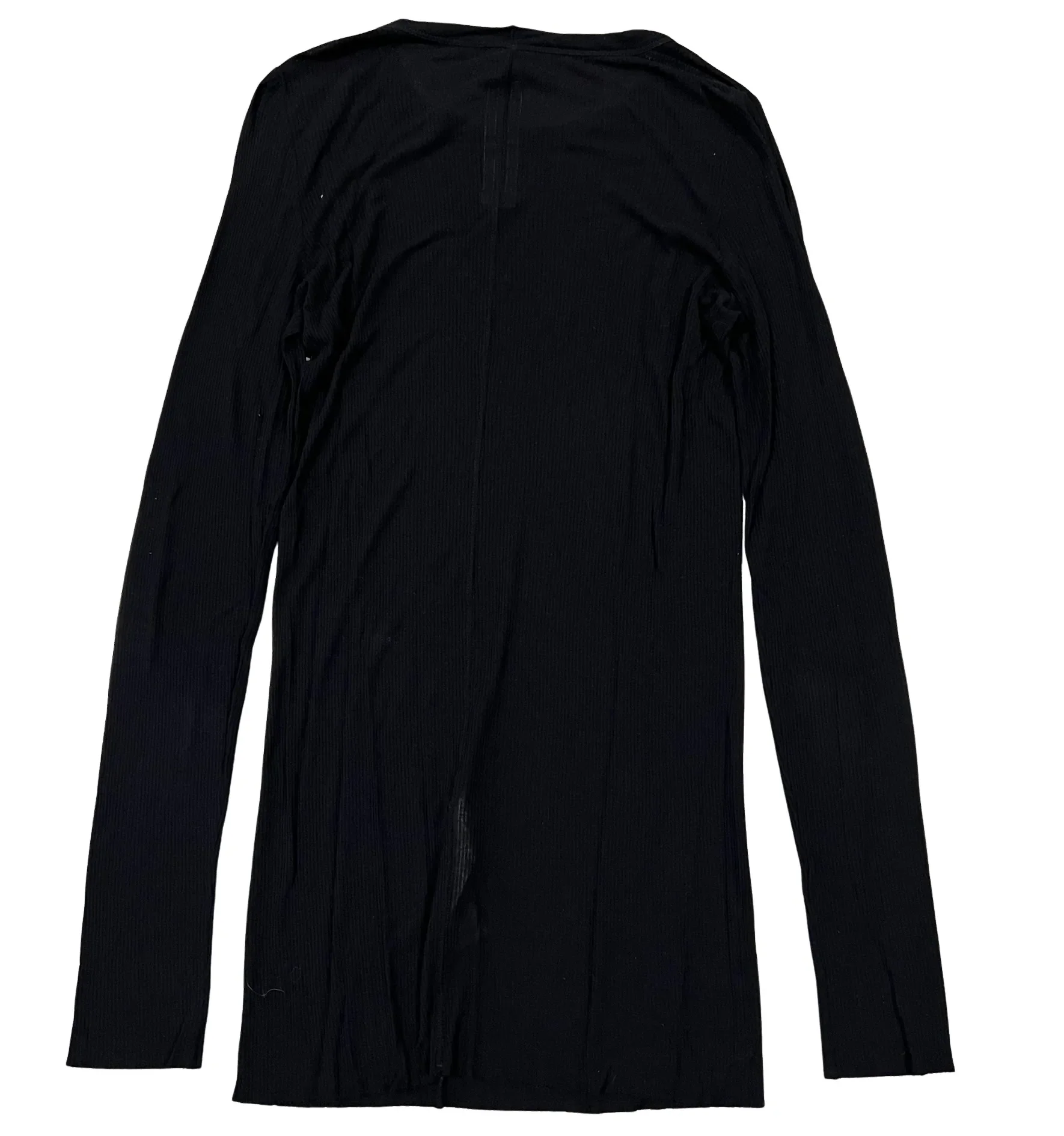 Rick Owens 'Black' Sheer Womens Long Sleeve - Image 2