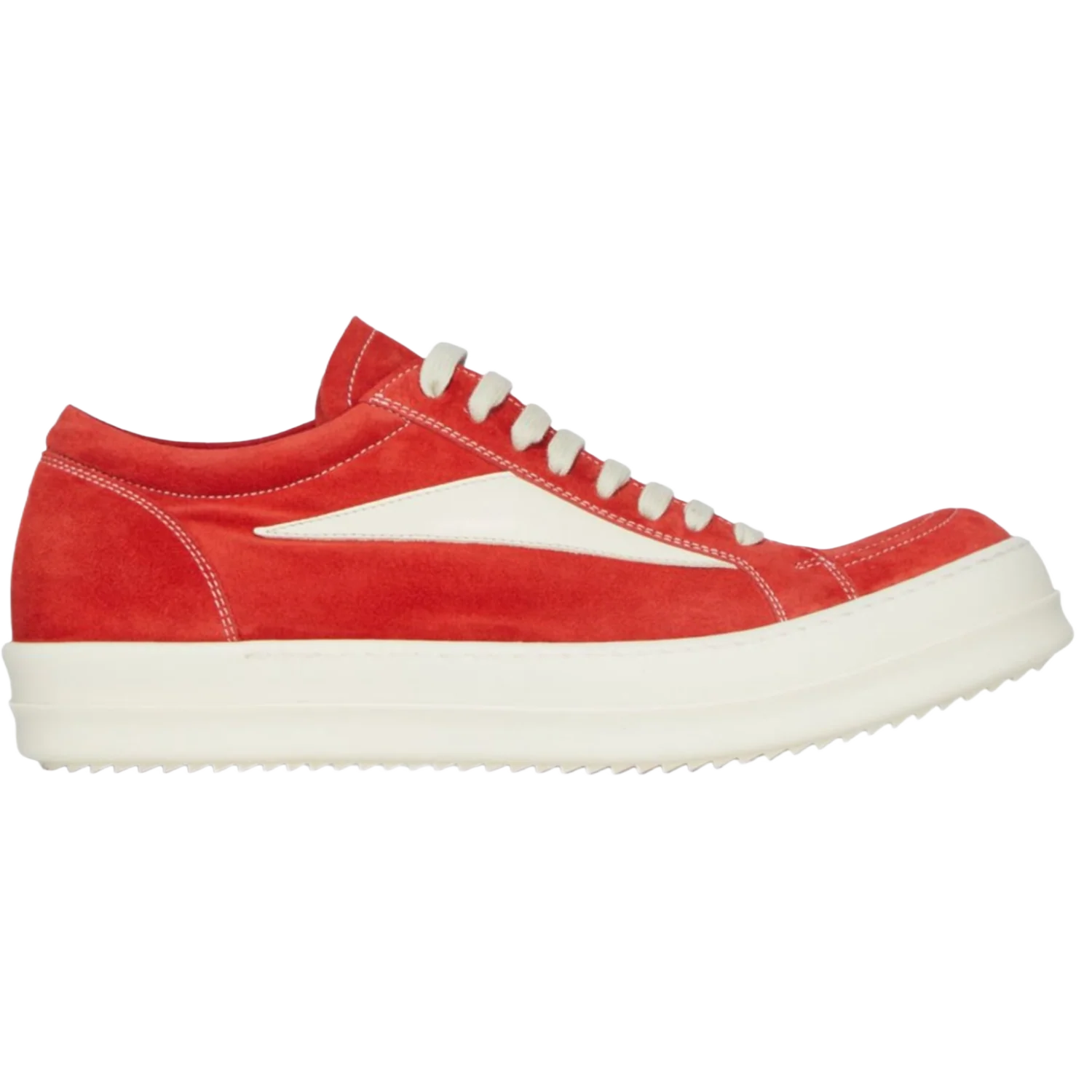 Rick Owens 'Carnelian' Suede Vintage Sneaks