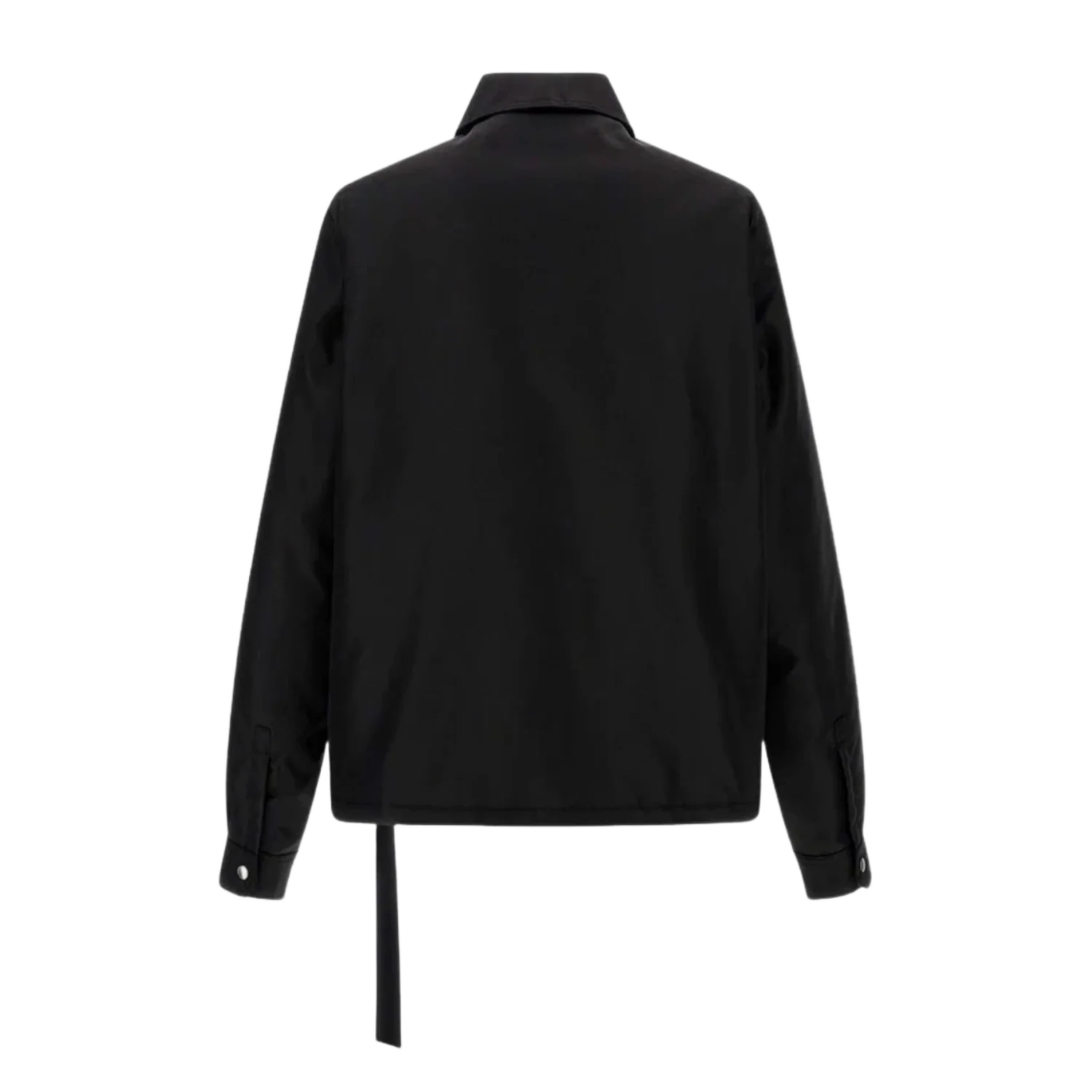 Rick Owens DRKSHDW 'Black' Concealed Zip Up Padded Nylon Jacket - Image 2