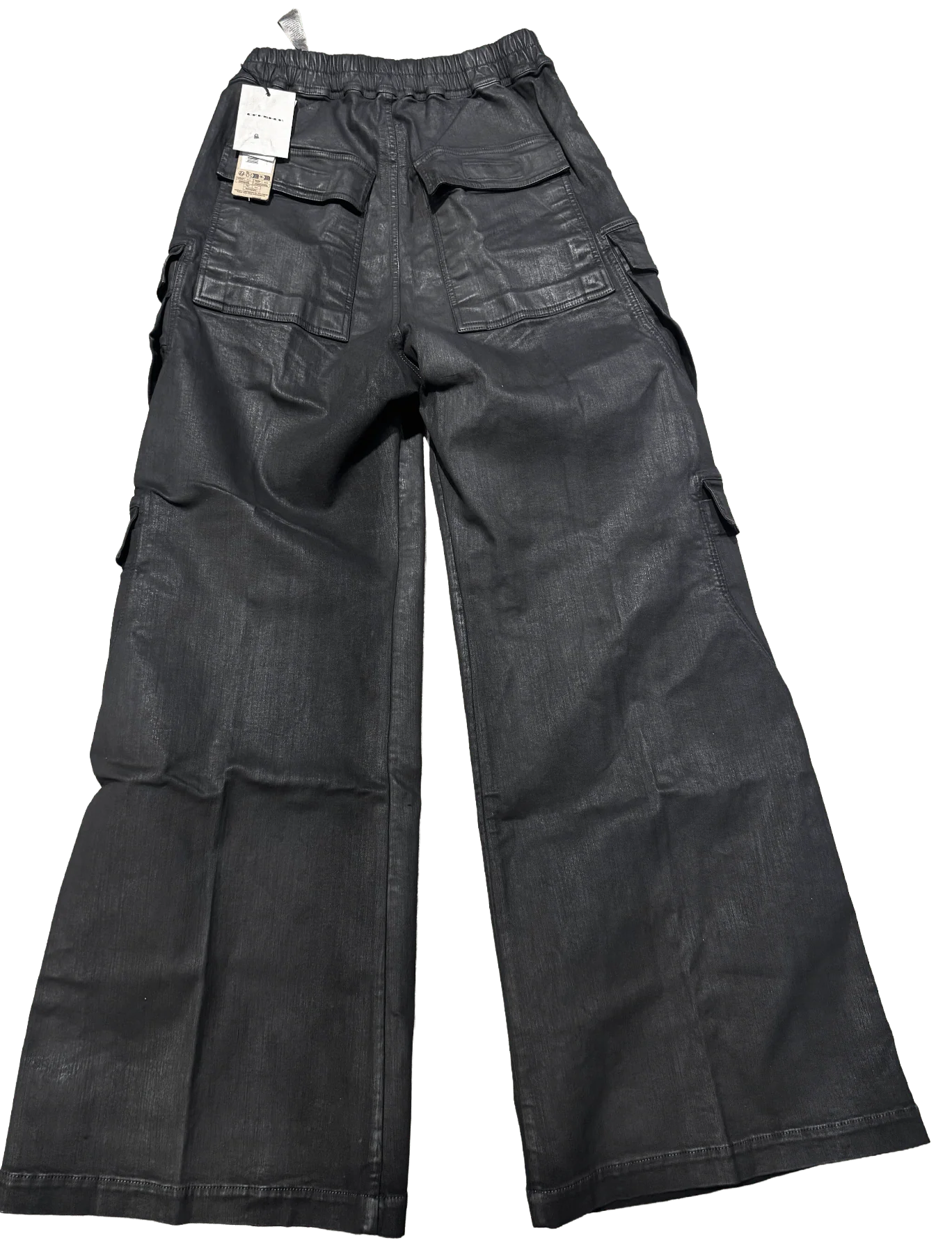 Rick Owens DRKSHDW Jumbo Belas Cargo Trousers 'Black/Wax' - Image 2