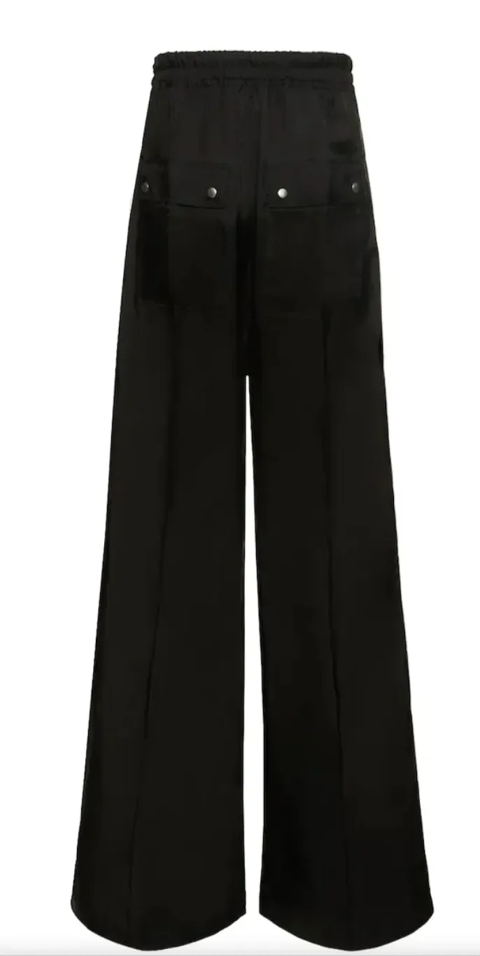 Rick Owens Oversized 'Wide Bela' Black Pants - Image 2