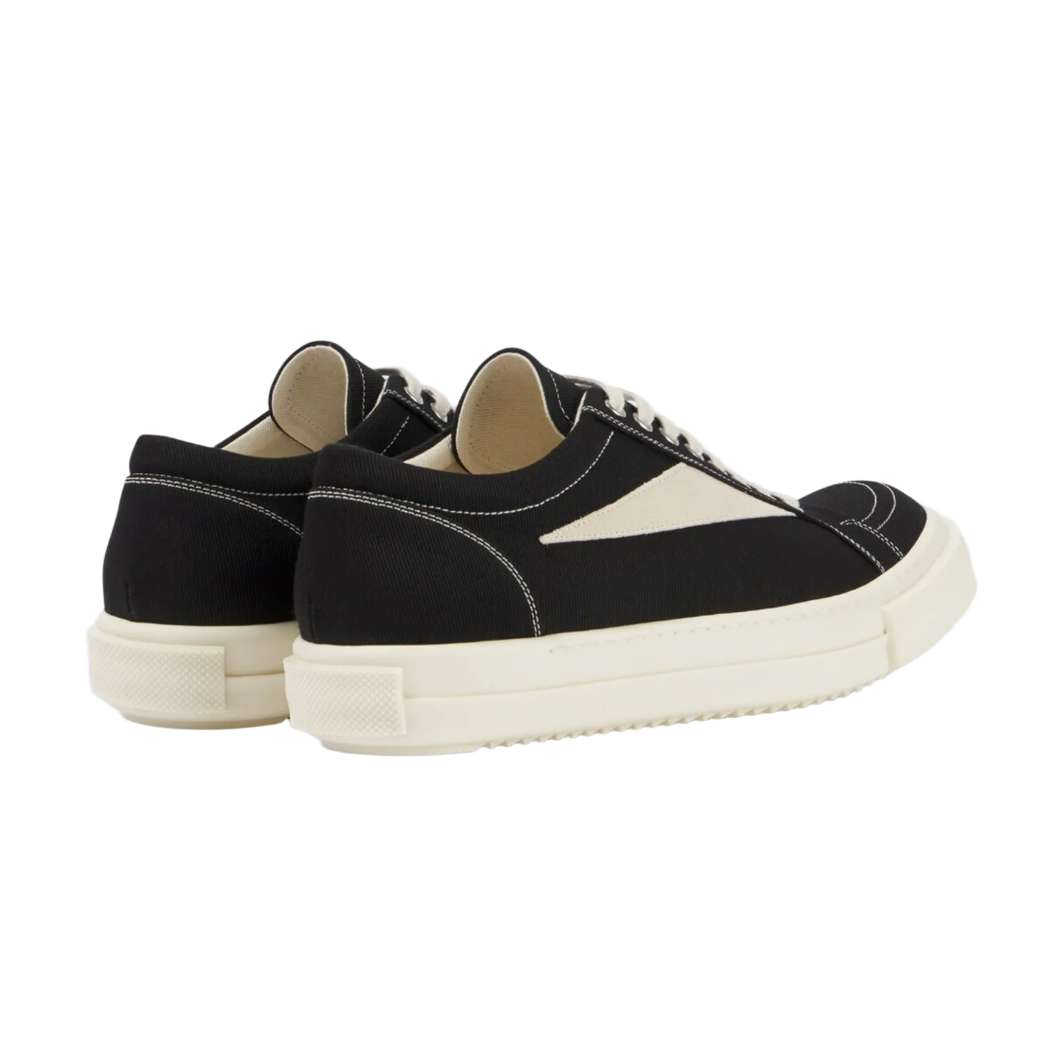 Rick Owens Vintage 'Black' Sport Canvas Sneakers - Image 2