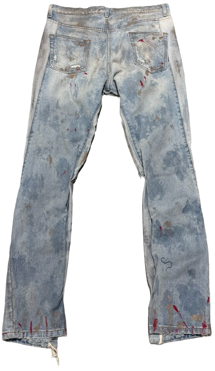 Rivington roi Rebis 'Indigo' Painted Repented Jeans - Image 2