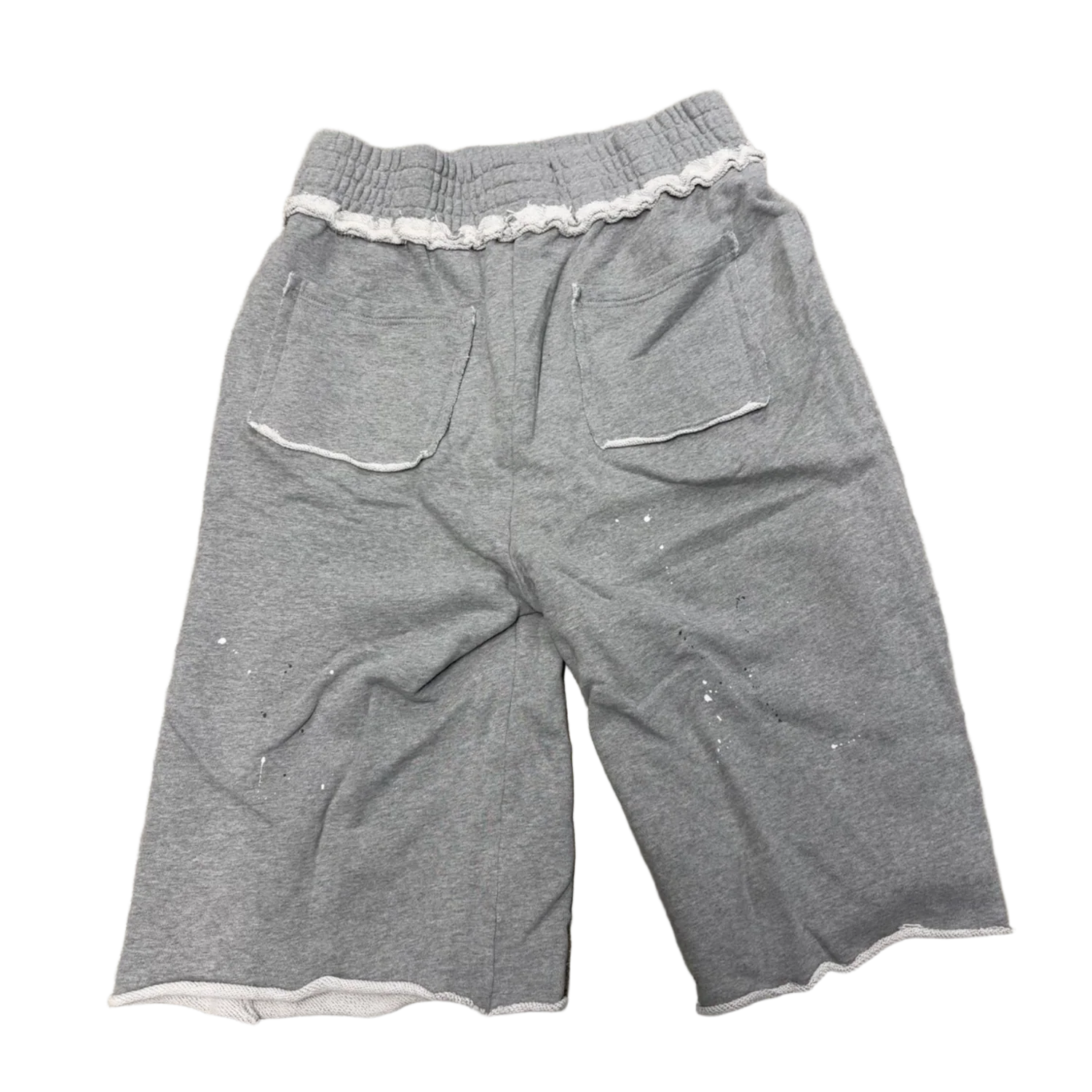 Saint Vanity 'Raiders' Distressed Long Sweat Shorts - Image 2