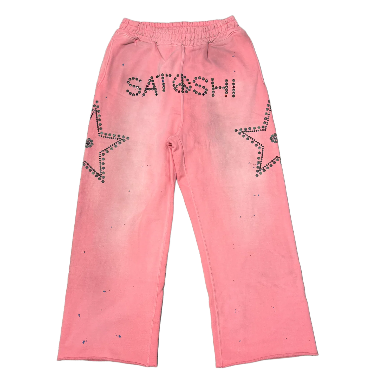Satoshi Nakamoto 'Pink' Star Studded Sweatpants