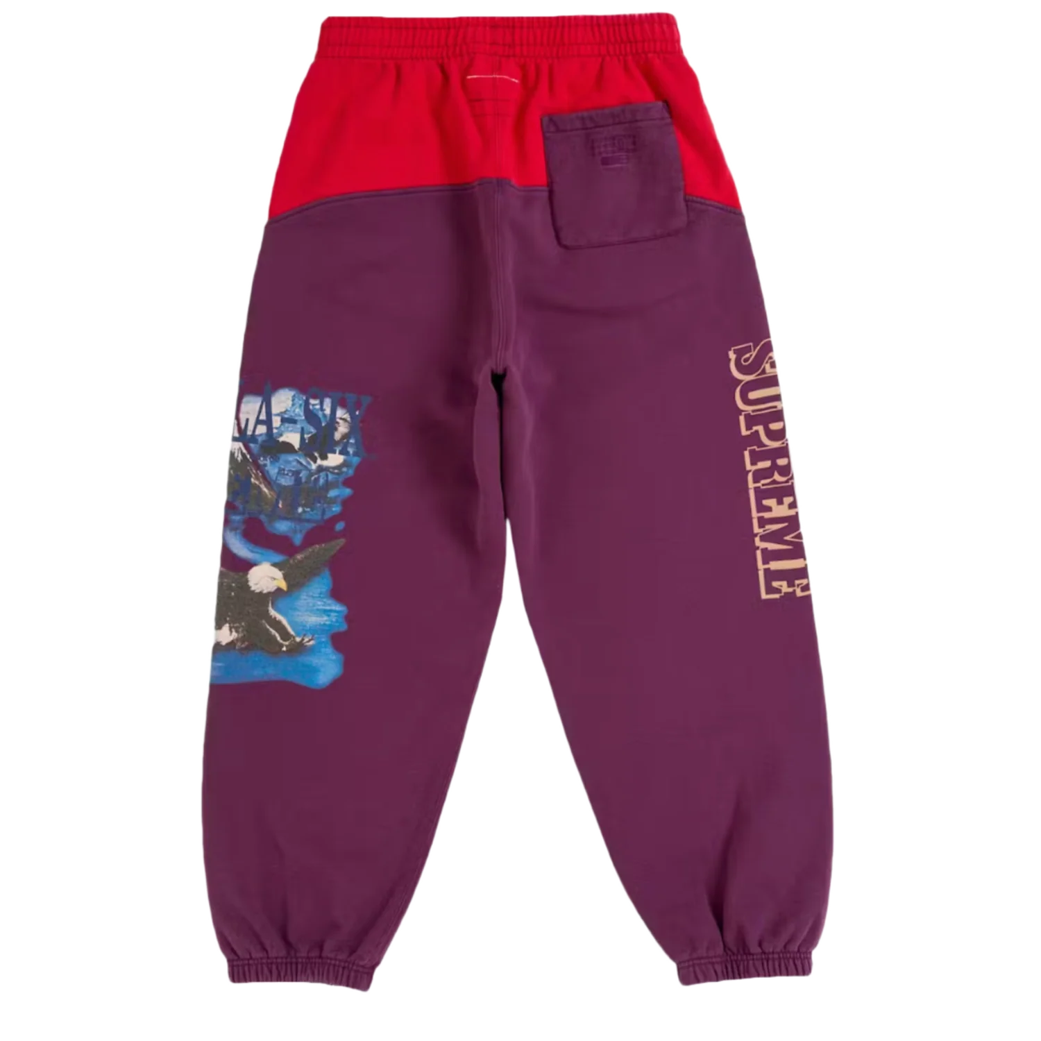 Supreme MM6 Maison Margiela Eagle Sweatpant Purple - Image 2