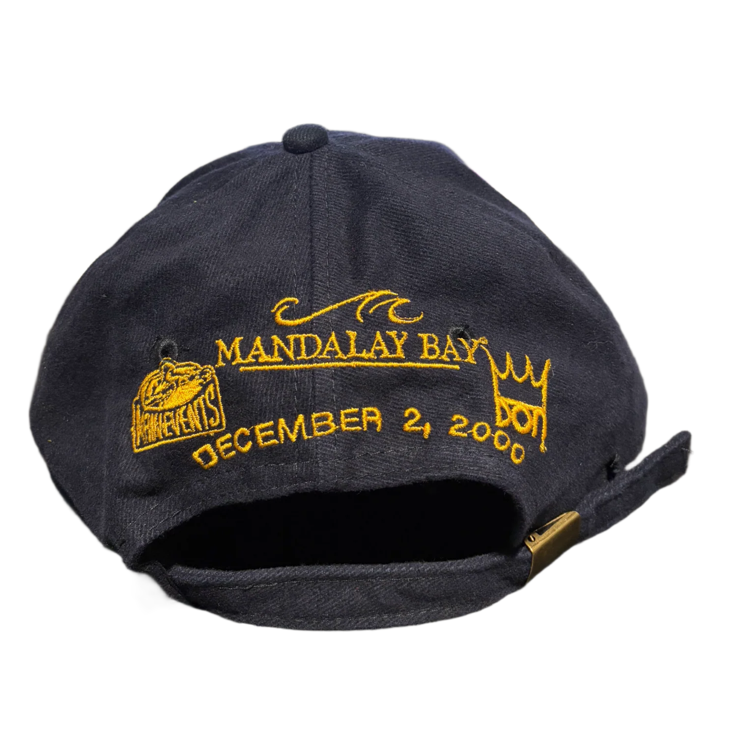 Vintage 'Black' Trinidad vs Vargas Adjustable Hat - Image 2