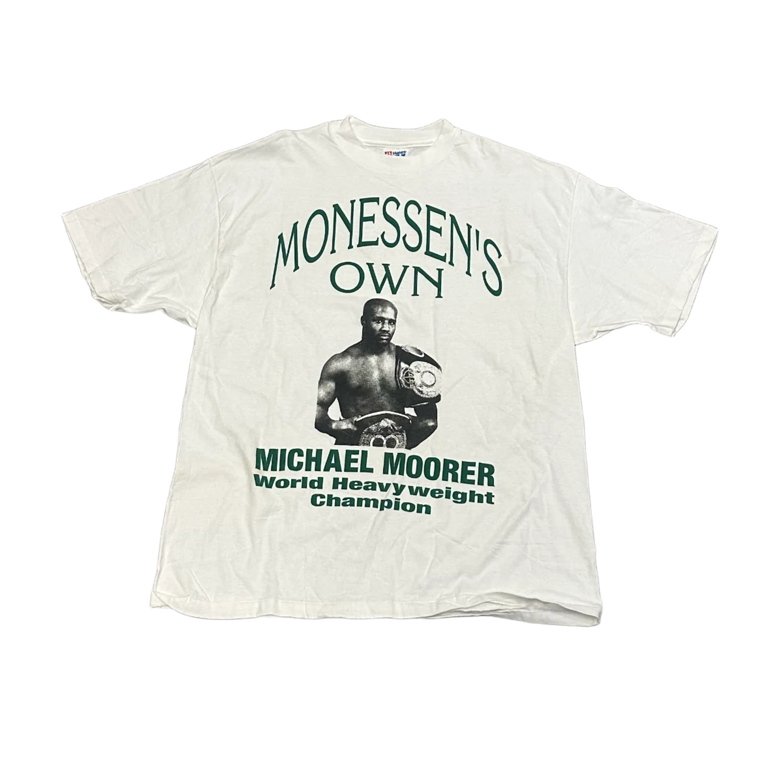Vintage Michael Moorer 'White' Heavy Weight Tee